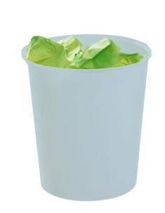 2001 AZ PS papelera 18 L Alrededor Azul