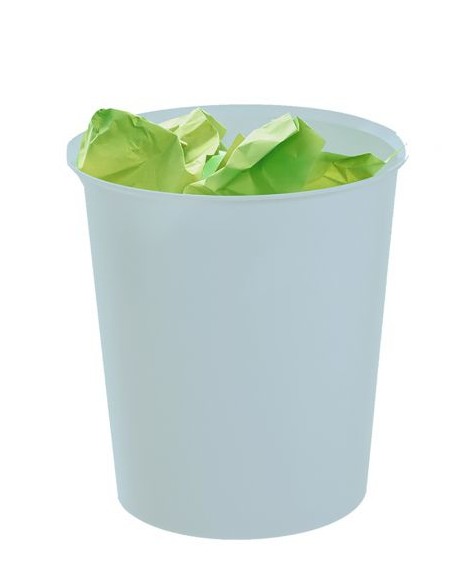 2001 AZ PS papelera 18 L Alrededor Azul