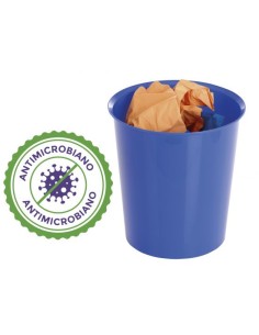 2001AM AZ cubo de basura Alrededor Copolímero de polipropileno (PPC) Azul