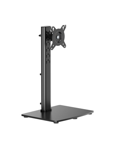 Soporte de Mesa Con Peana Eco Giratorio e Inclinable para Monitor/TV 12kg de 17-34, Negro