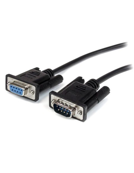 Cable 3m Extensión Directo Straight Through Serie Serial RS232 Vídeo EGA DB9 Macho a Hembra