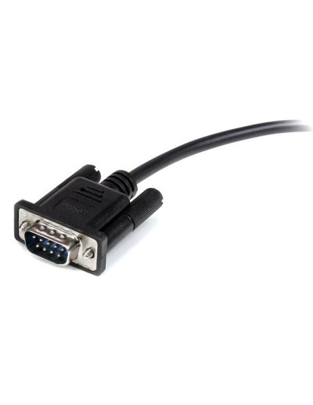 Cable 3m Extensión Directo Straight Through Serie Serial RS232 Vídeo EGA DB9 Macho a Hembra