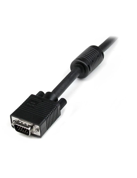 Cable de Vídeo VGA de 2m para Monitor de Ordenador - HD15 Macho a Macho - Negro