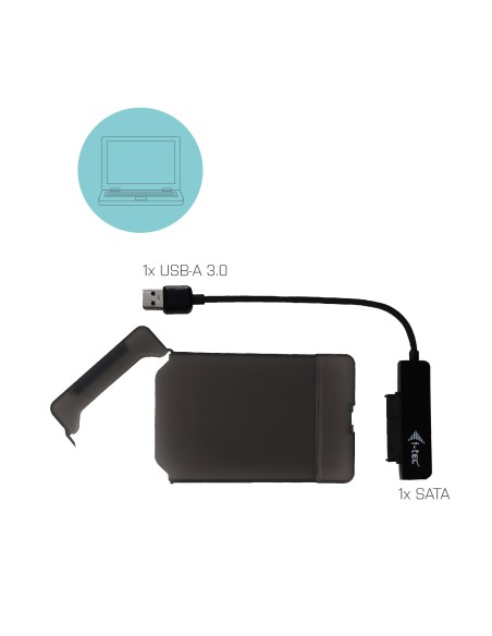 MySafe USB 3.0 Easy 2.5" External Case  Black