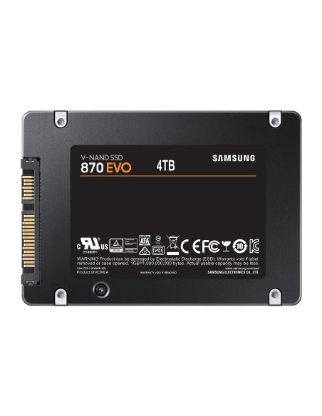 870 EVO 2.5" 4 TB Serial ATA III V-NAND