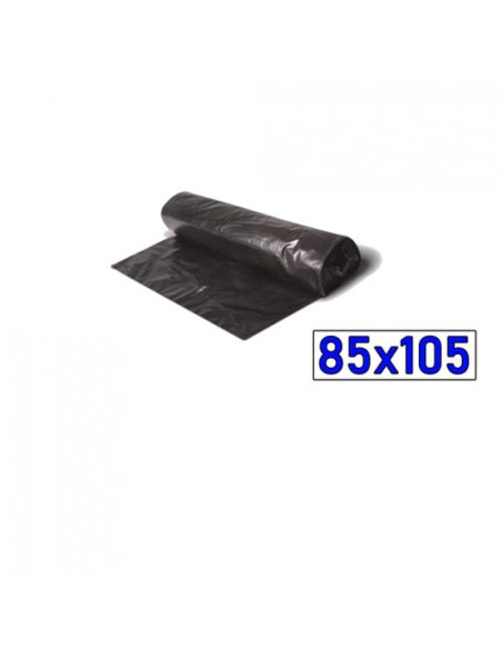 ROLLO 10 BOLSAS DE BASURA NEGRA 85X105 90 GALGAS