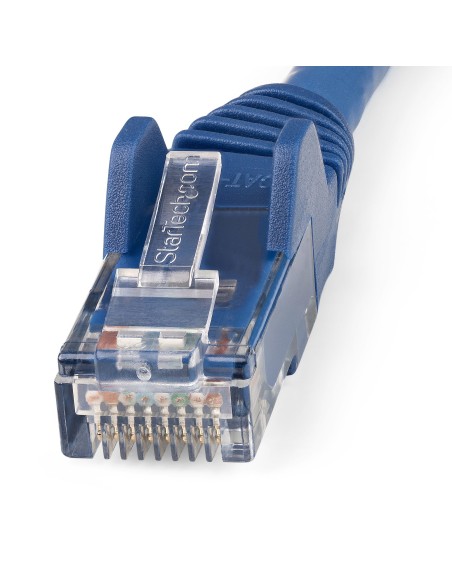 Cable Ethernet CAT6 de 1m - LSZH - Cable de Red de 10 Gigabits de 650MHz y PoE de 100W UTP sin Enganches (Snagless) con Alivio 