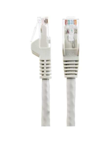 Cable Ethernet CAT6 de 3m - LSZH - Cable de Red de 10 Gigabits de 650MHz y PoE de 100W UTP sin Enganches (Snagless) con Alivio 