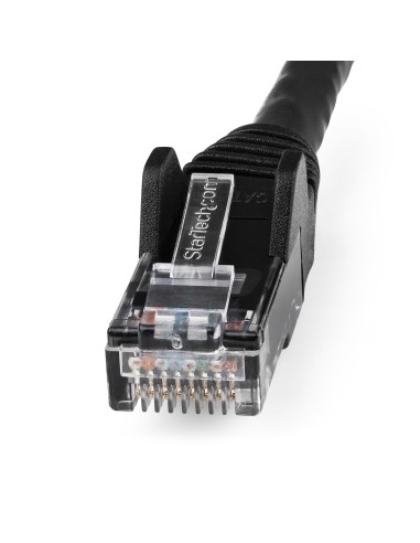 Cable Ethernet CAT6 de 50cm - LSZH - Cable de Red de 10 Gigabits de 650MHz y PoE de 100W UTP sin Enganches (Snagless) con Alivi