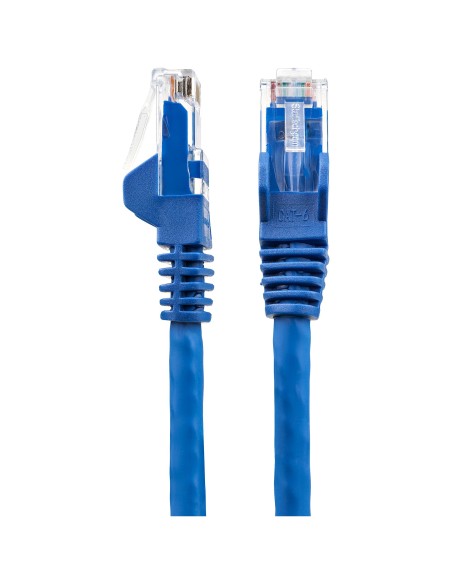 Cable Ethernet CAT6 de 5m - LSZH - Cable de Red de 10 Gigabits de 650MHz y PoE de 100W UTP sin Enganches (Snagless) con Alivio 