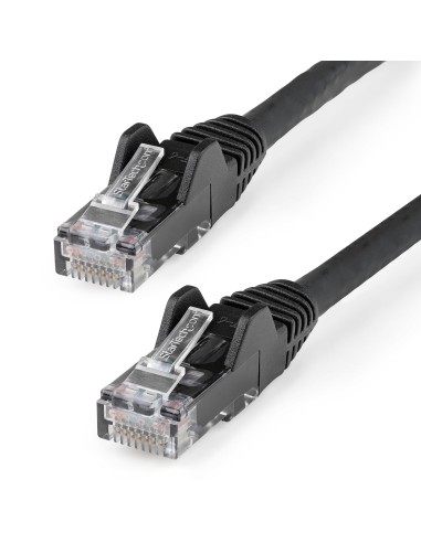 Cable de 7m CAT6 Ethernet - LSZH - Cable de Red RJ45 UTP de 10Gb - 650MHz - PoE de 100W - Latiguillo Snagless con Alivio de Ten