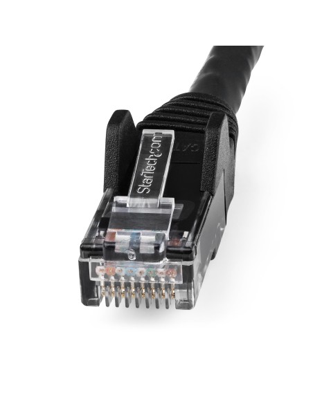 Cable de 7m CAT6 Ethernet - LSZH - Cable de Red RJ45 UTP de 10Gb - 650MHz - PoE de 100W - Latiguillo Snagless con Alivio de Ten