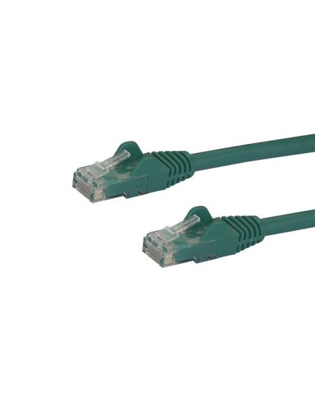 Cable de 1m Verde de Red Gigabit Cat6 Ethernet RJ45 sin Enganche - Snagless