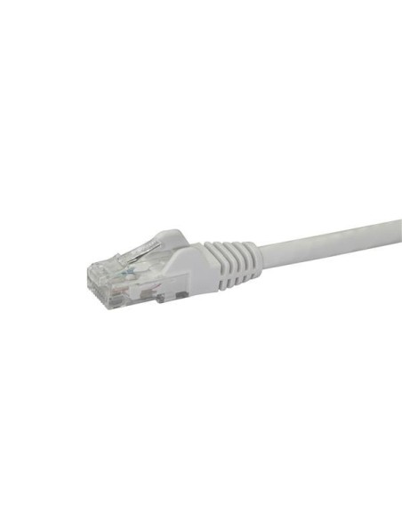 Cable de Red Ethernet Cat6 Snagless de 1m Blanco - Cable Patch RJ45 UTP