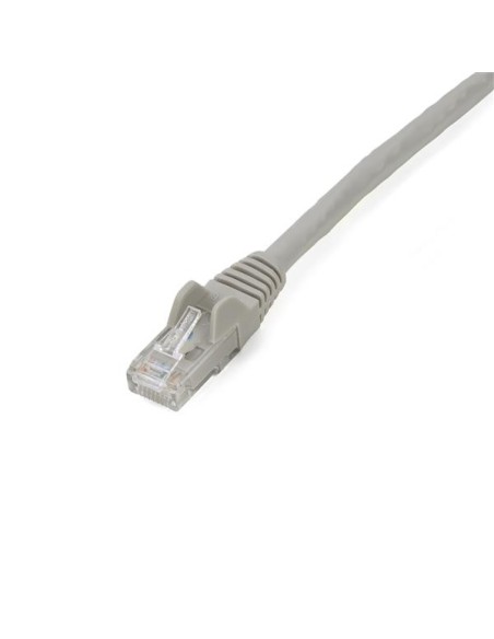 Cable de 2m Gris de Red Gigabit Cat6 Ethernet RJ45 sin Enganche - Snagless