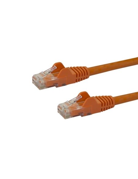 Cable de Red de 0,5m Naranja Cat6 UTP Ethernet Gigabit RJ45 sin Enganches
