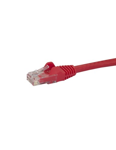 Cable de Red de 0,5m Rojo Cat6 UTP Ethernet Gigabit RJ45 sin Enganches
