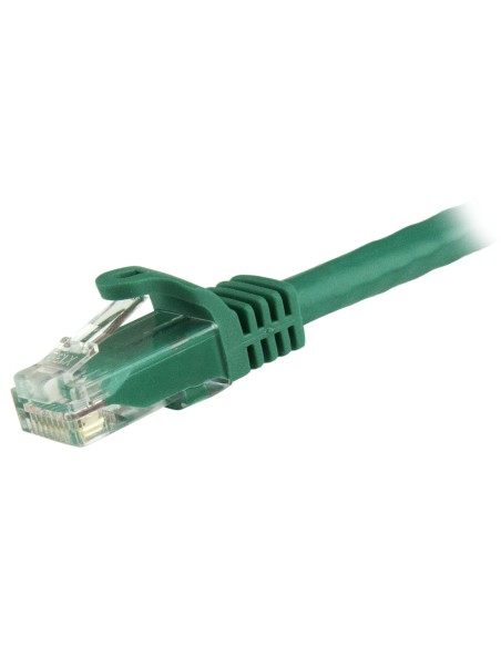 Cable de 5m Verde de Red Gigabit Cat6 Ethernet RJ45 sin Enganche - Snagless