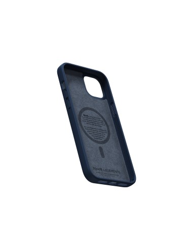 Salmon Leather Magsafe Case - iPhone 14 Plus - Blue