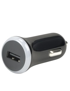 001280 cargador de dispositivo móvil Smartphone, Tableta Negro Encendedor de cigarrillos Auto