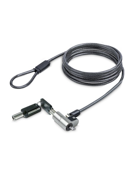 NANOK-LAPTOP-LOCK cable antirrobo Negro, Plata 2 m