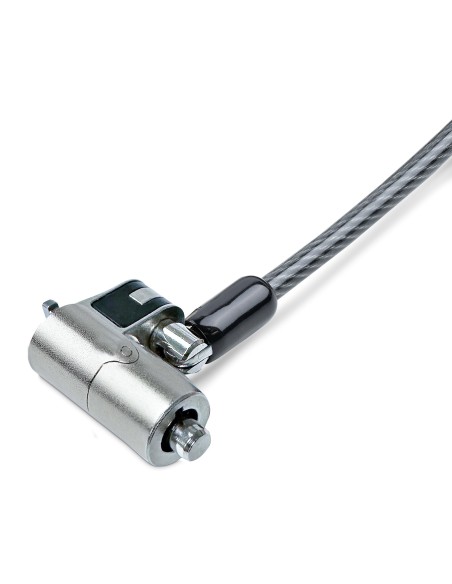NANOK-LAPTOP-LOCK cable antirrobo Negro, Plata 2 m