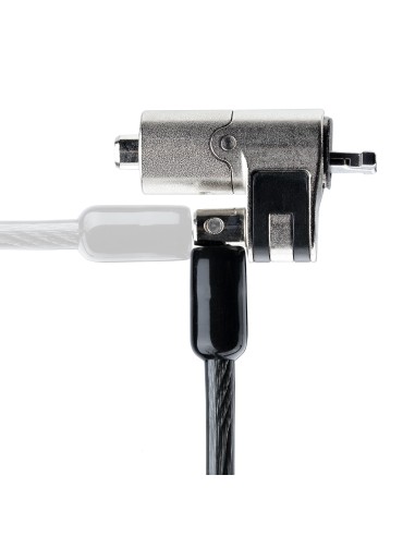 NANOK-LAPTOP-LOCK cable antirrobo Negro, Plata 2 m