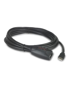 NetBotz USB Latching Repeater Cable, LSZH - 5m cable USB 5,00 m USB A Negro