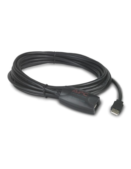 NetBotz USB Latching Repeater Cable, LSZH - 5m cable USB 5,00 m USB A Negro
