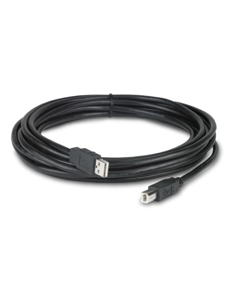 NetBotz USB Latching Cable, LSZH, 5m cable USB 5,00 m USB A USB B Negro