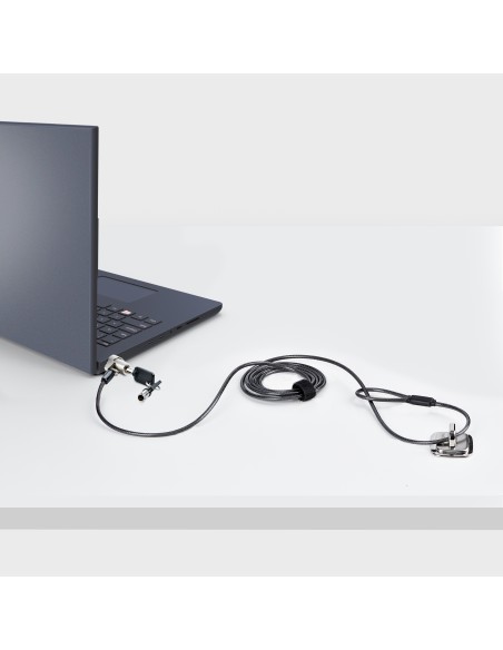 NBLWK-LAPTOP-LOCK cable antirrobo Negro, Plata 2 m