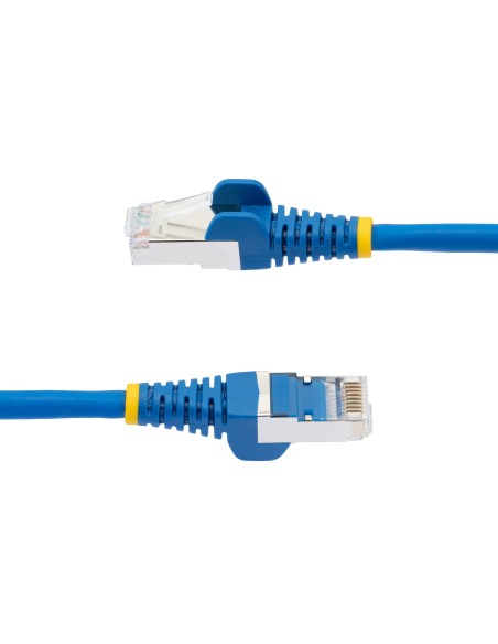 Cable de 1m de Red Ethernet CAT6a - Azul - Low Smoke Zero Halogen (LSZH) - 10GbE - 500MHz - PoE++ de 100W - Snagless sin Pestil