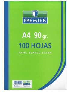 Paquete a4 100h 90g liso premier