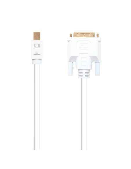 Cable conversor Mini DP a DVI, Mini DP/M - DVI/M, Blanco, 5.0 M