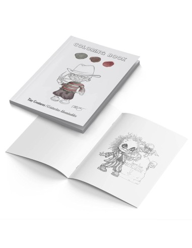 Coloring book tiny creatures libro para colorear