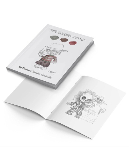 Coloring book tiny creatures libro para colorear