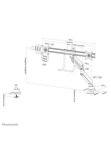 Soporte de escritorio para monitor