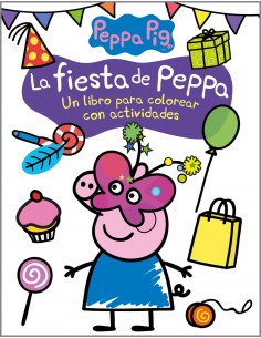 La fiesta de Peppa Actividades para colorear