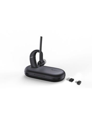 BH71 Pro USB-C/A Auriculares Inalámbrico gancho de oreja Oficina/Centro de llamadas USB Tipo C Bluetooth Negro