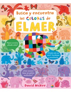 Busca y encuentra los colores de Elmer Elmer Pequenas manitas