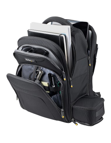 Mochila Ergonómica con Carcasa de Accesorios Removible para Ordenador Portátil de 17,3 Pulgadas - Morral para Profesionales de 