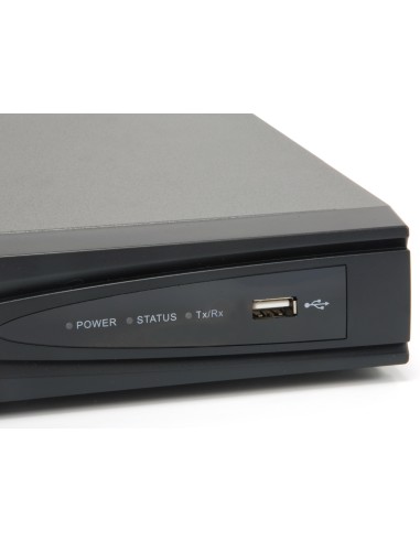 NVR-0504 Grabadore de vídeo en red (NVR) Negro