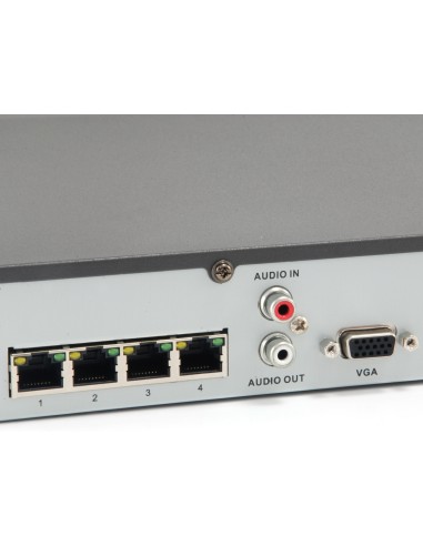 NVR-0504 Grabadore de vídeo en red (NVR) Negro