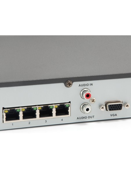 NVR-0504 Grabadore de vídeo en red (NVR) Negro