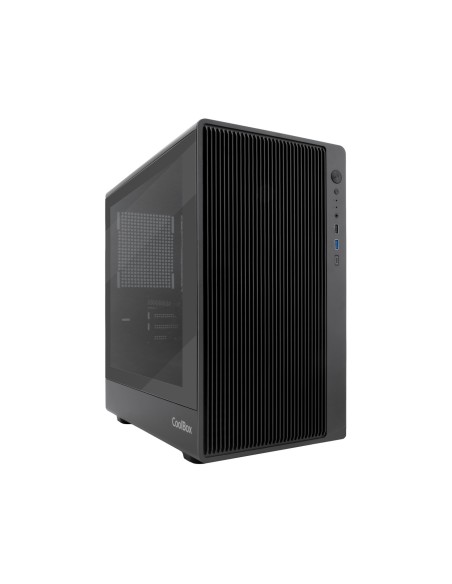 GAMING CAJA MATX GM350 DARKFACE USB-C 3.2 GEN1 CRISTAL AHUMADO