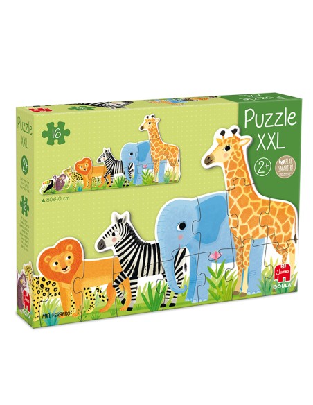  Puzzle XXL decreciente selva Mar Ferrero 16 piezas 