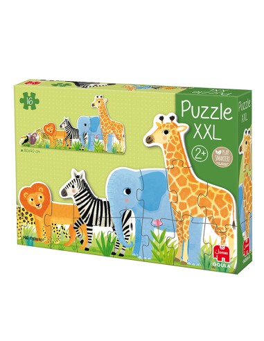  Puzzle XXL decreciente selva Mar Ferrero 16 piezas 