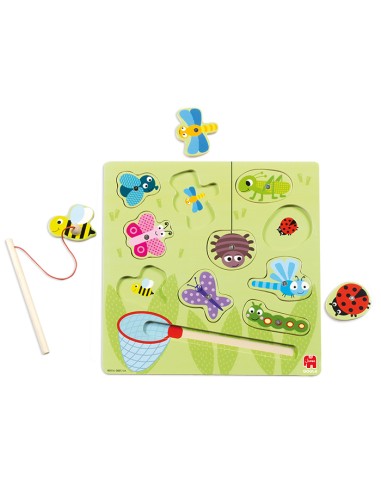  Cazamariposas bichos puzzle magnético 