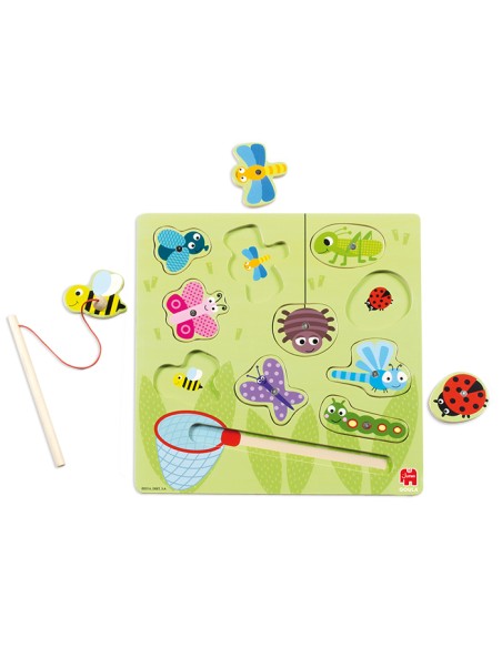  Cazamariposas bichos puzzle magnético 