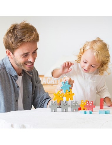  Juego de apilar conejito 